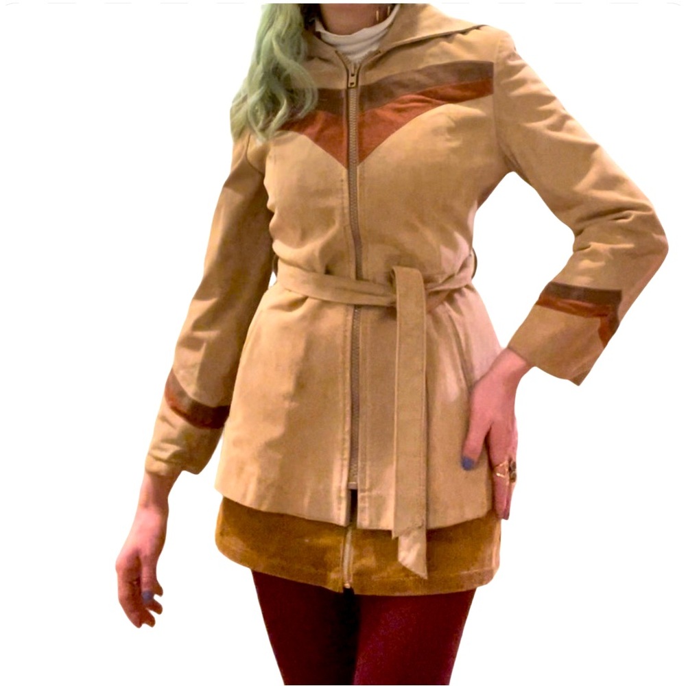 Vintage 70’s M.S. Collectibles Suede/ leather jacket